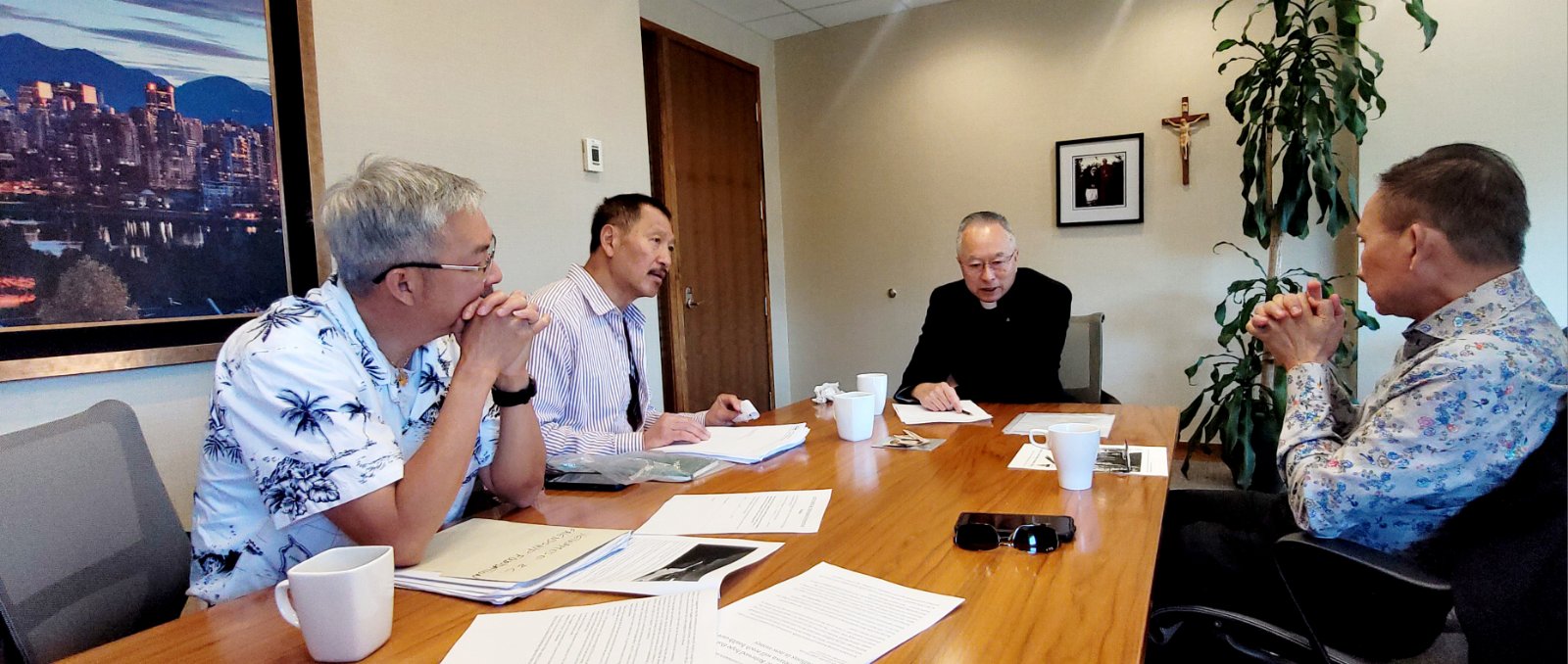 Meetings with Reverend Tien Tran  - July 2024 